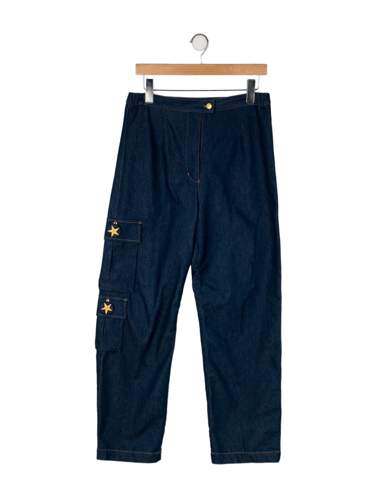 Bob Mackie High-Rise Straight Leg Jeans