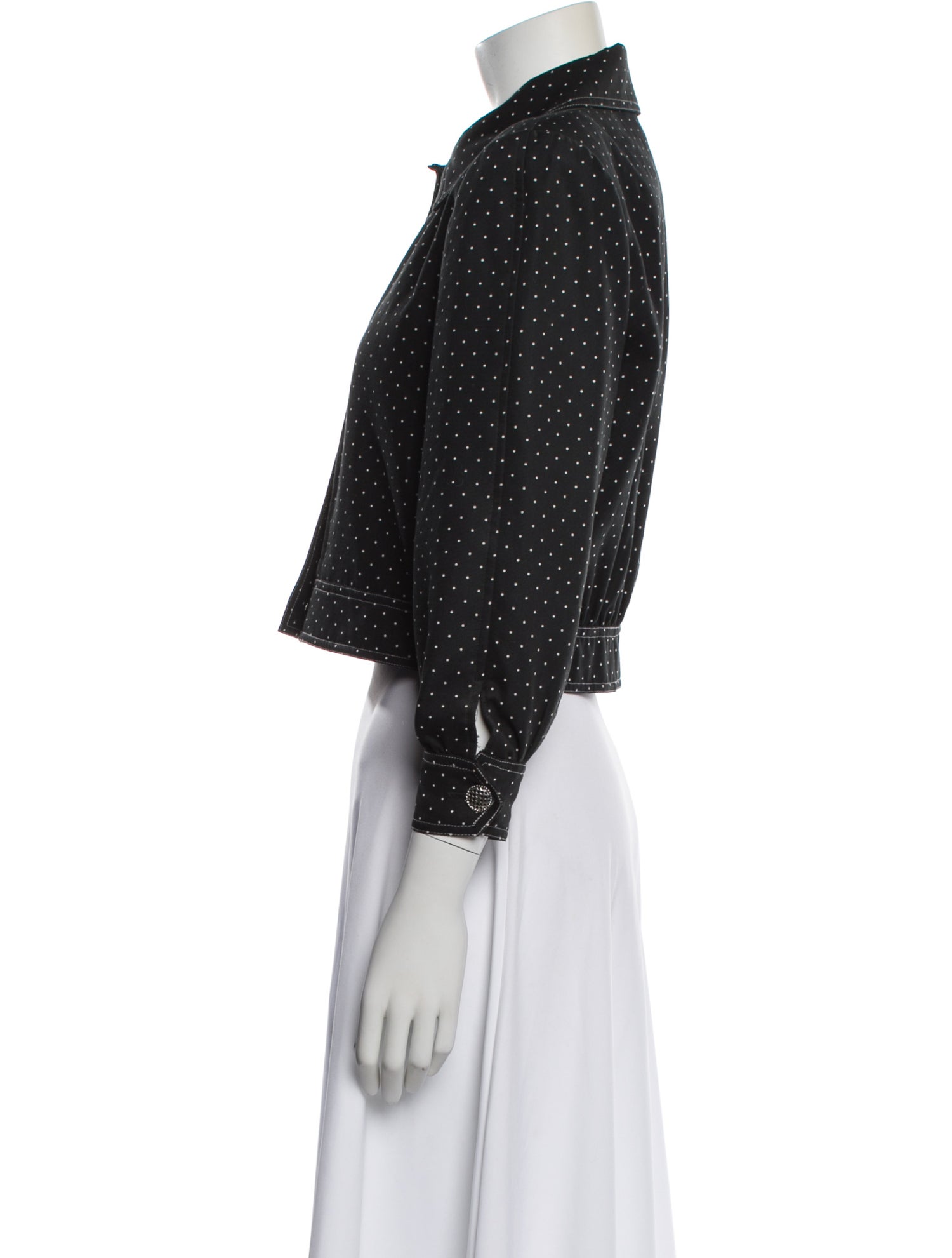 Bob Mackie Polka Dot Print Evening Jacket