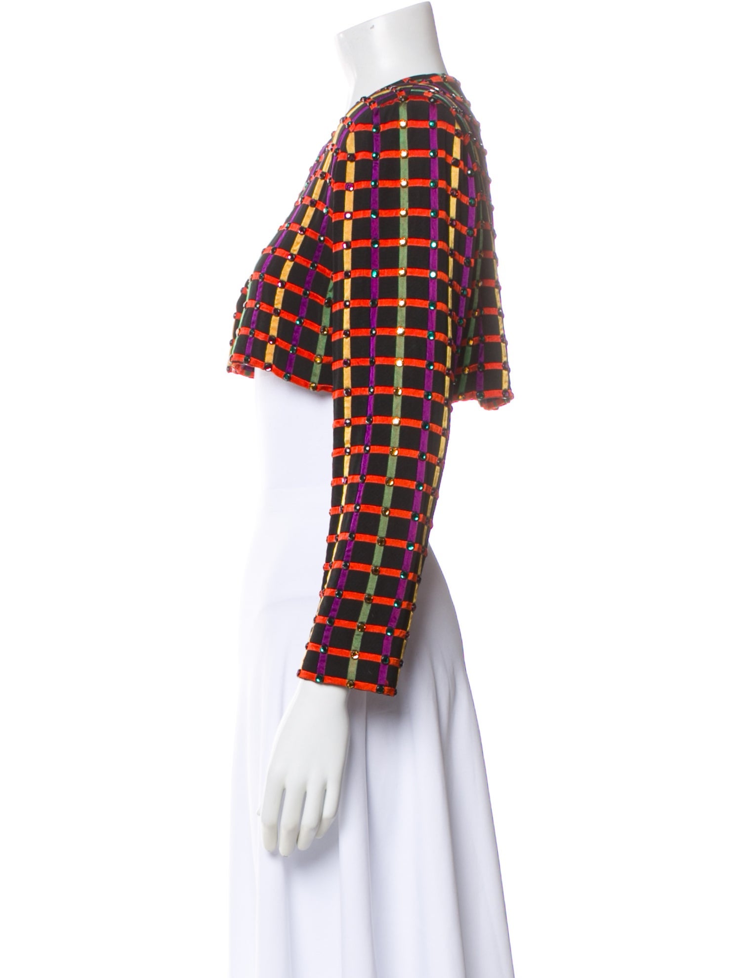 Bob Mackie Vintage Printed Bolero