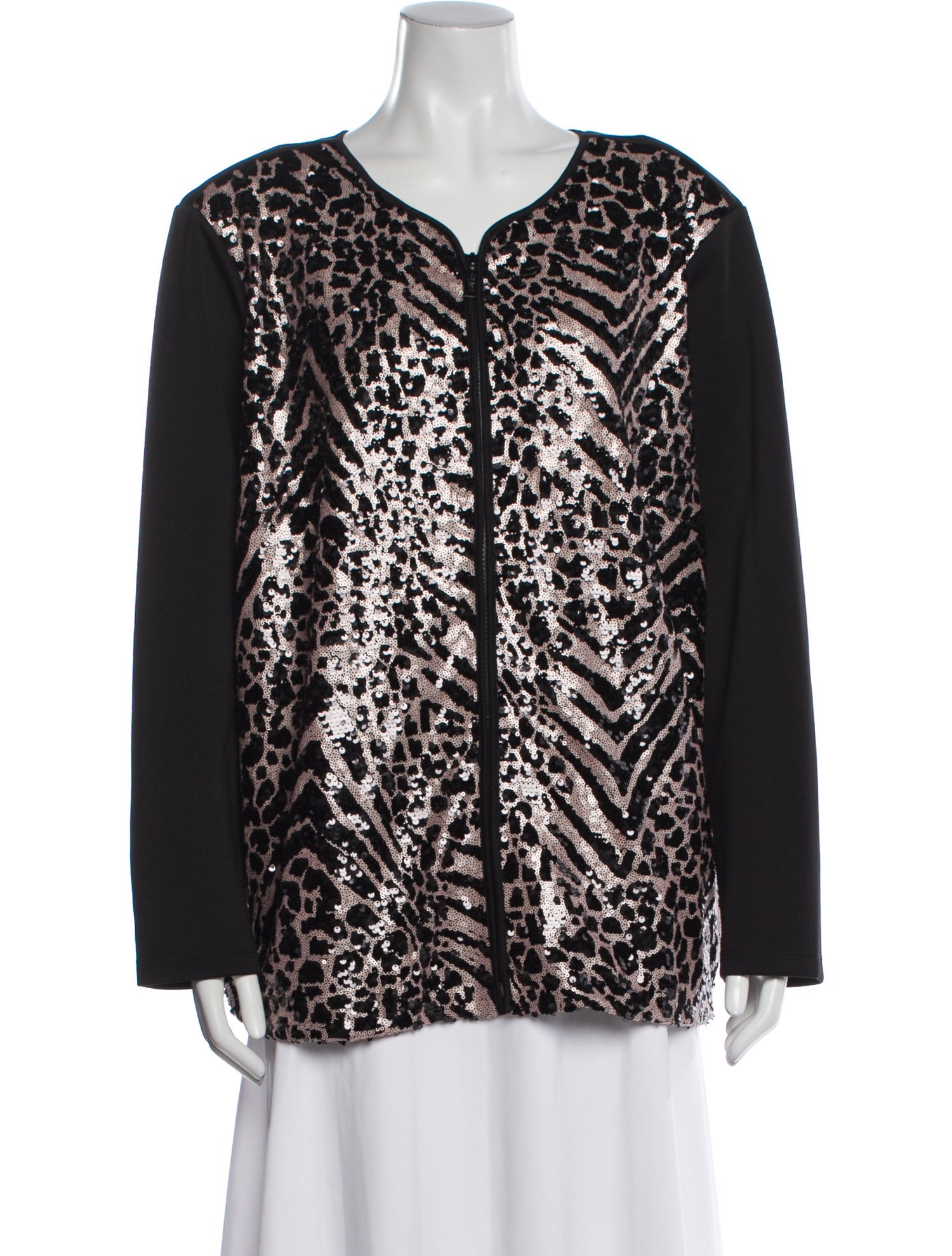 Bob Mackie Printed Evening Jacket