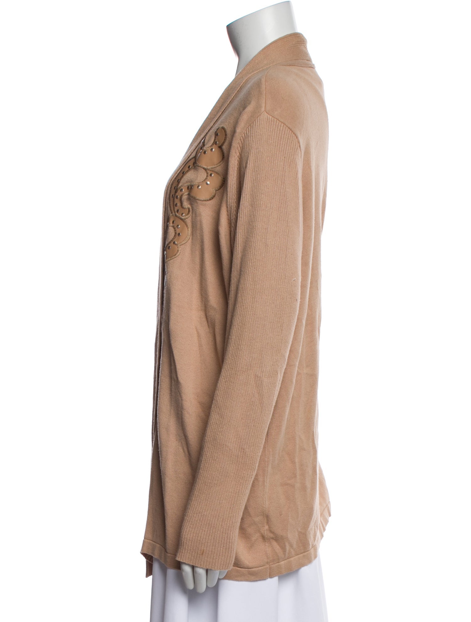 Bob Mackie Open Front Sweater