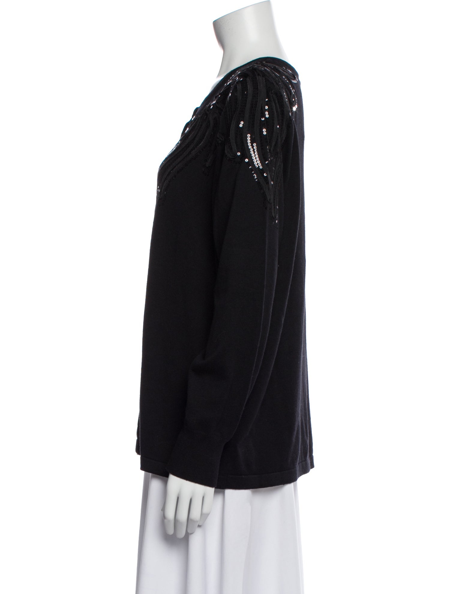 Bob Mackie Scoop Neck Sweater w/ Tags