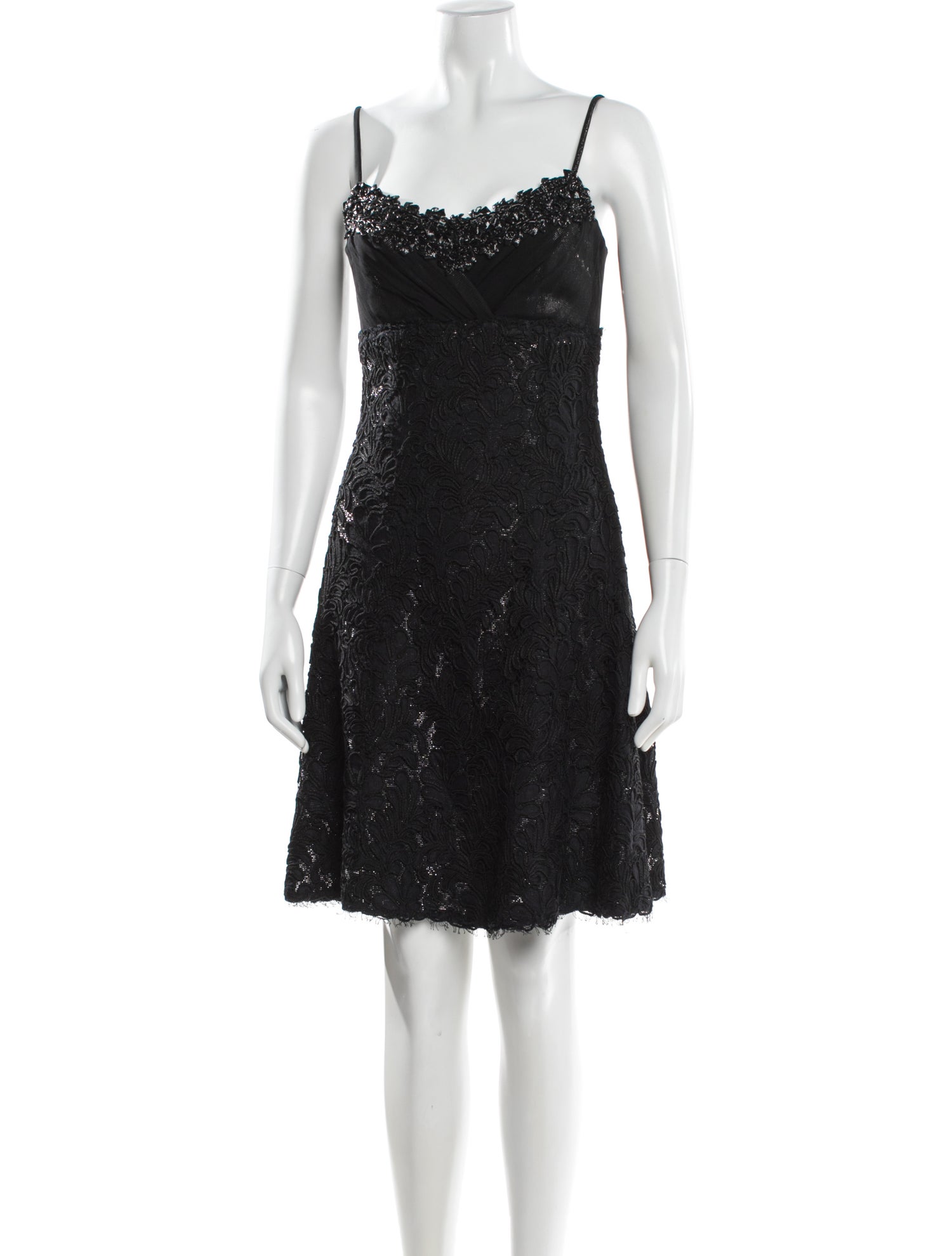 Bob Mackie V-Neck Knee-Length Dress