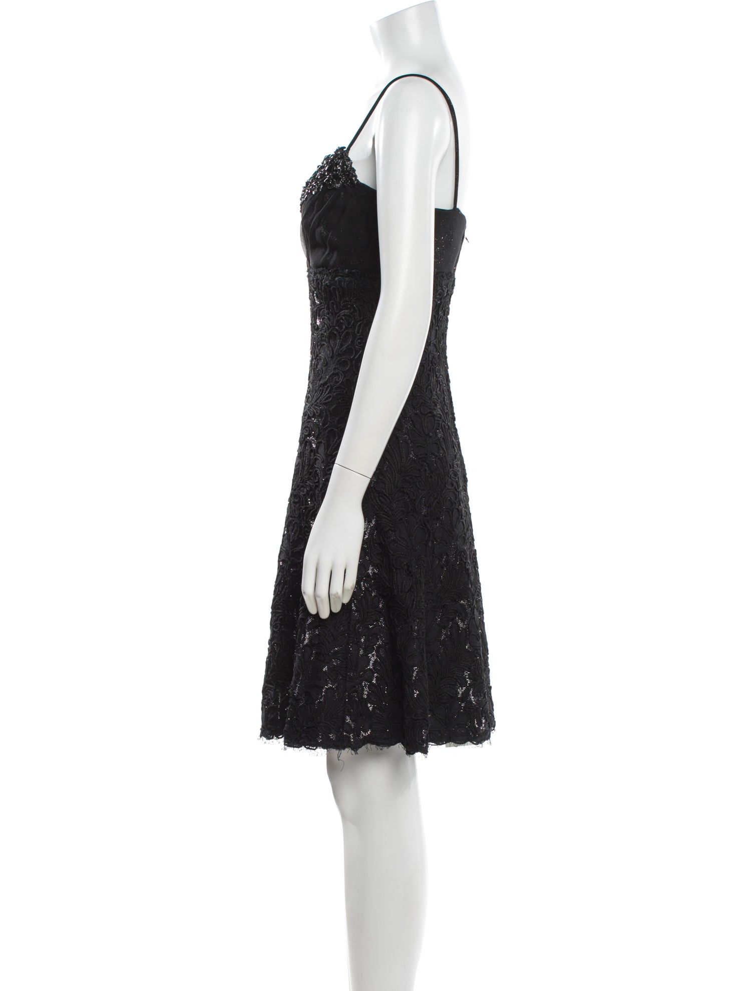 Bob Mackie V-Neck Knee-Length Dress