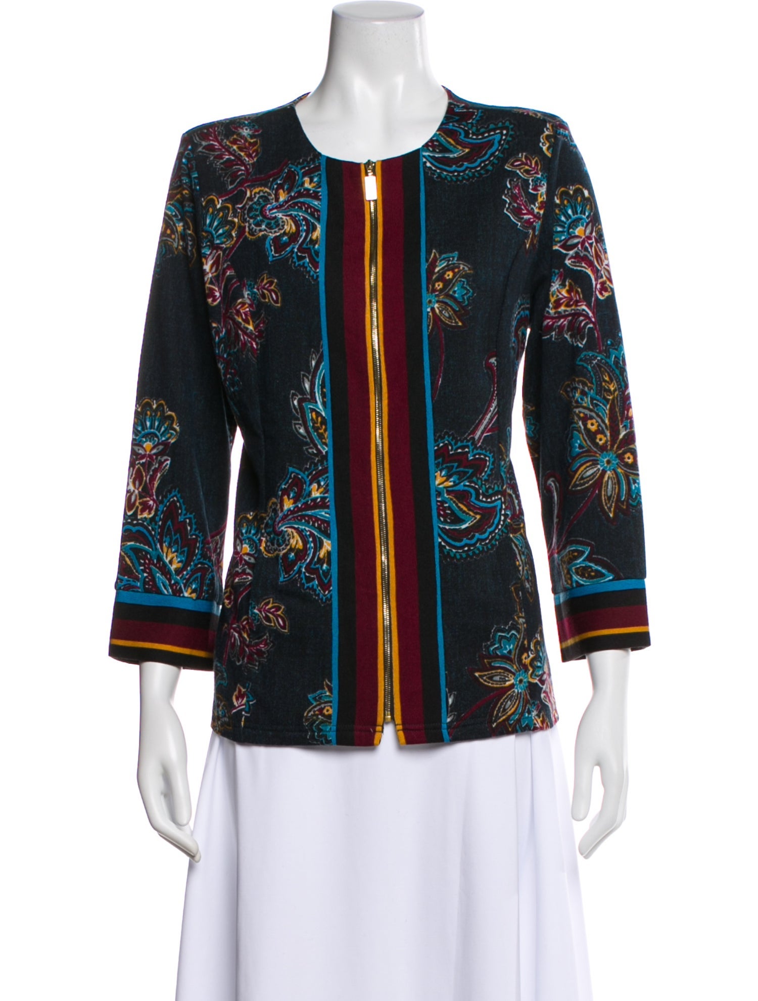 Bob Mackie Printed Evening Jacket