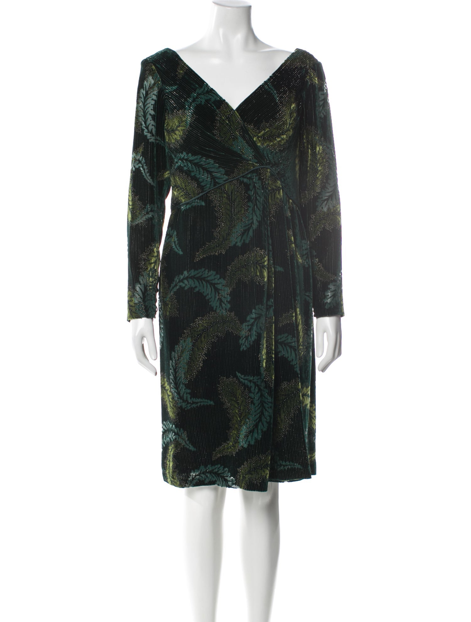 Bob Mackie Printed Knee-Length Dress