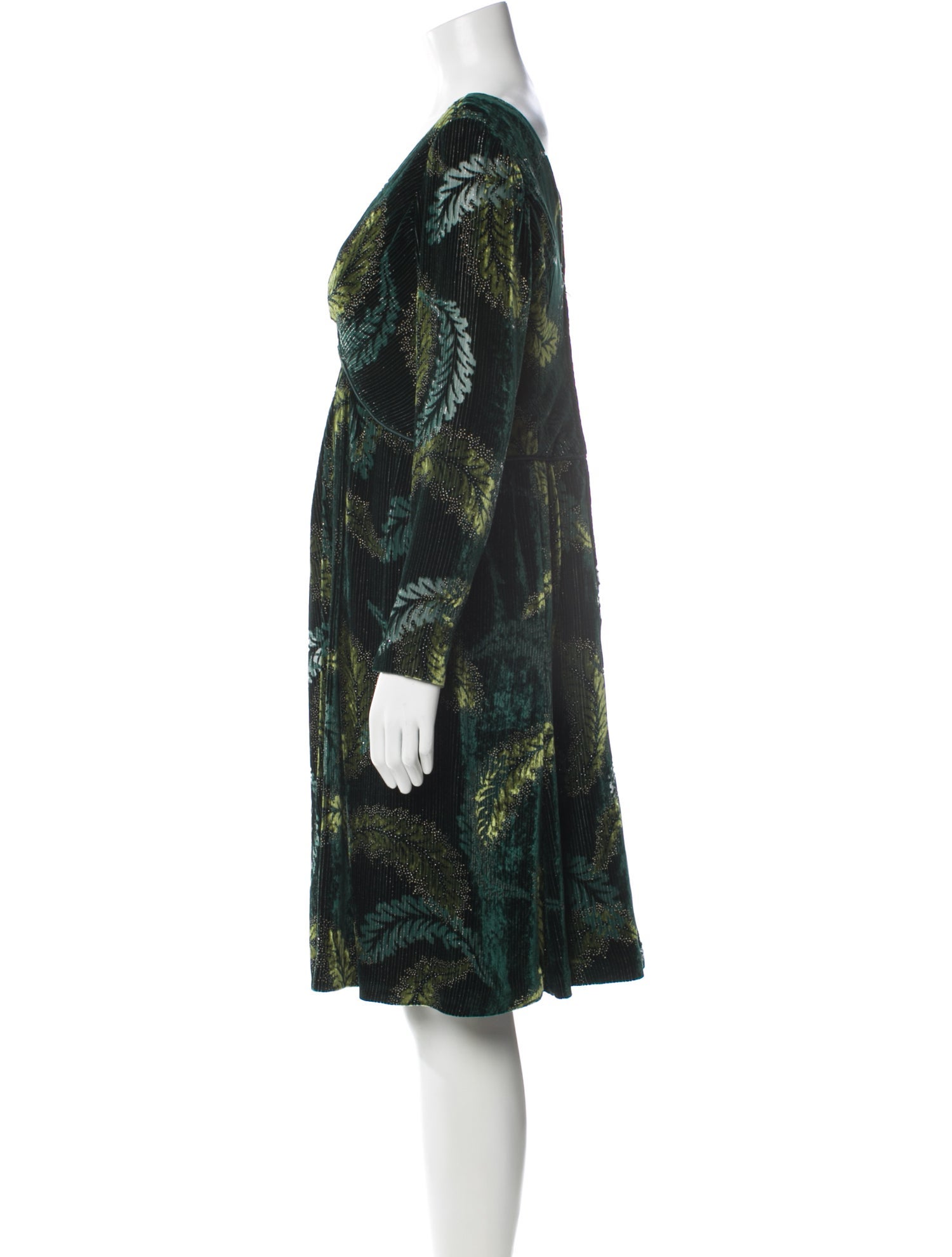 Bob Mackie Printed Knee-Length Dress