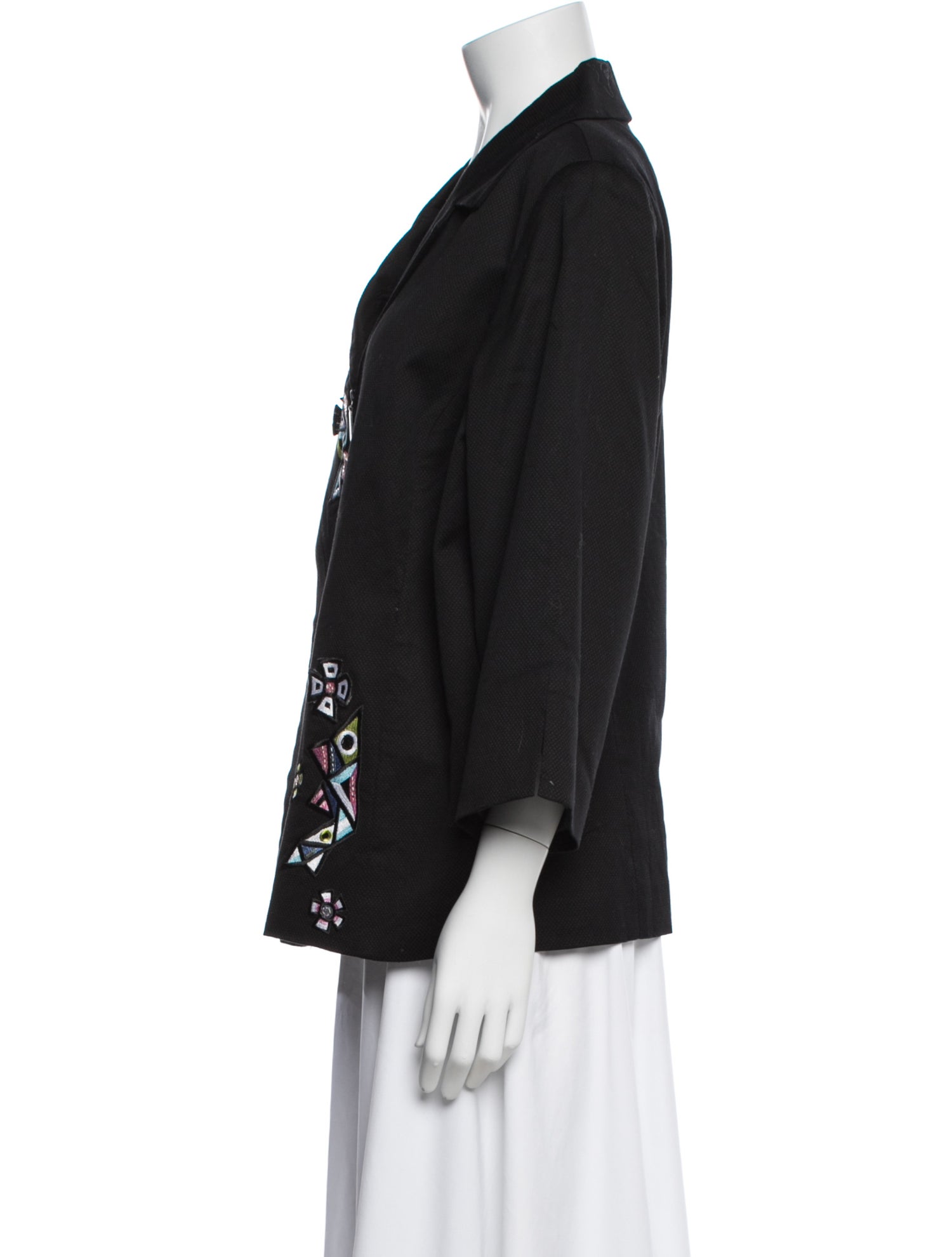 Bob Mackie Graphic Print Evening Jacket