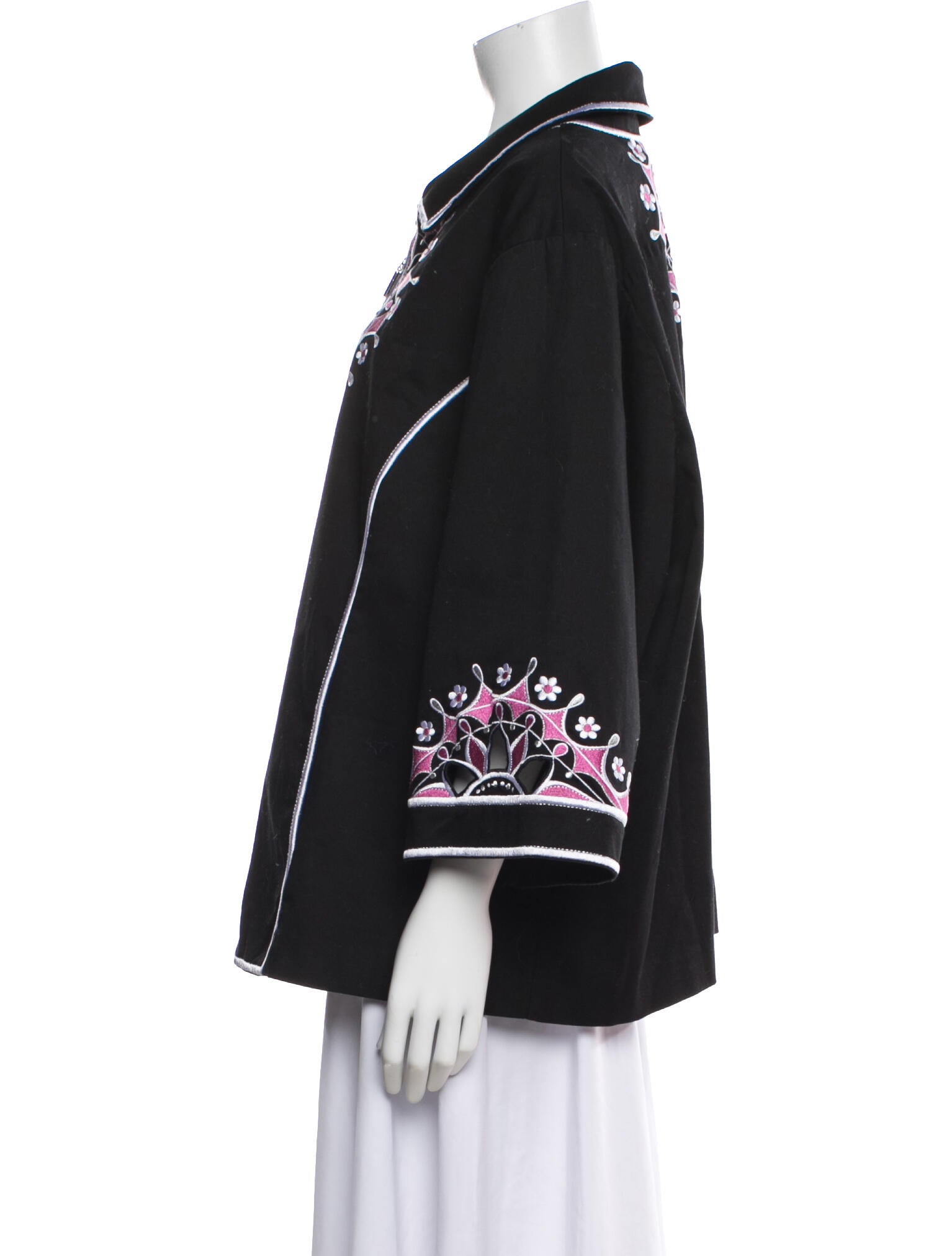 Bob Mackie Printed Evening Jacket