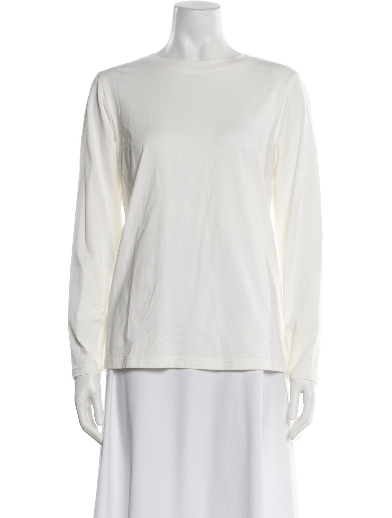 Bob Mackie Crew Neck Long Sleeve T-Shirt