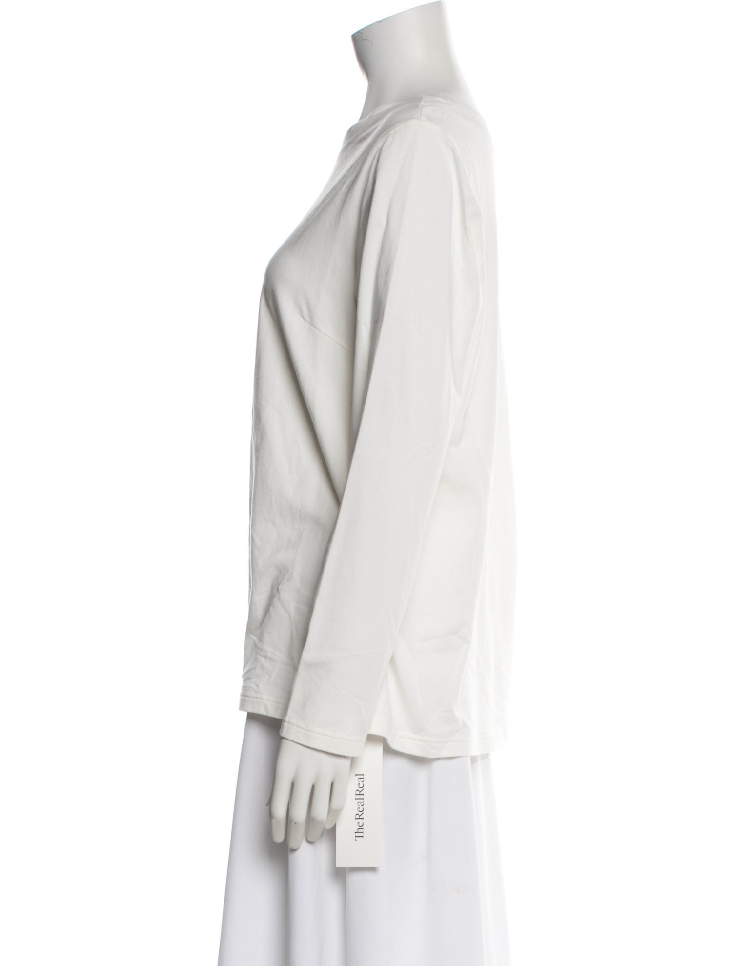 Bob Mackie Crew Neck Long Sleeve T-Shirt