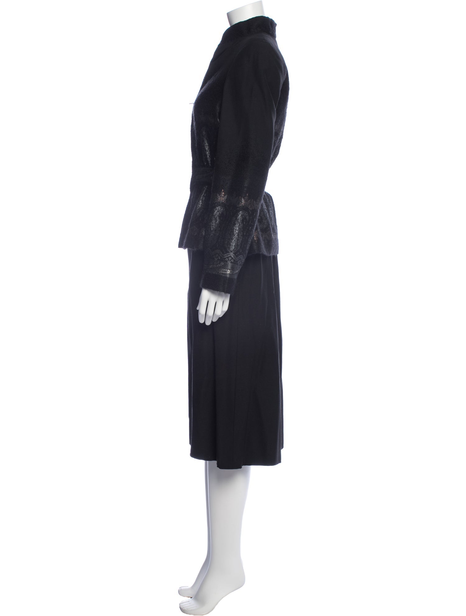 Bob Mackie Printed Skirt Suit