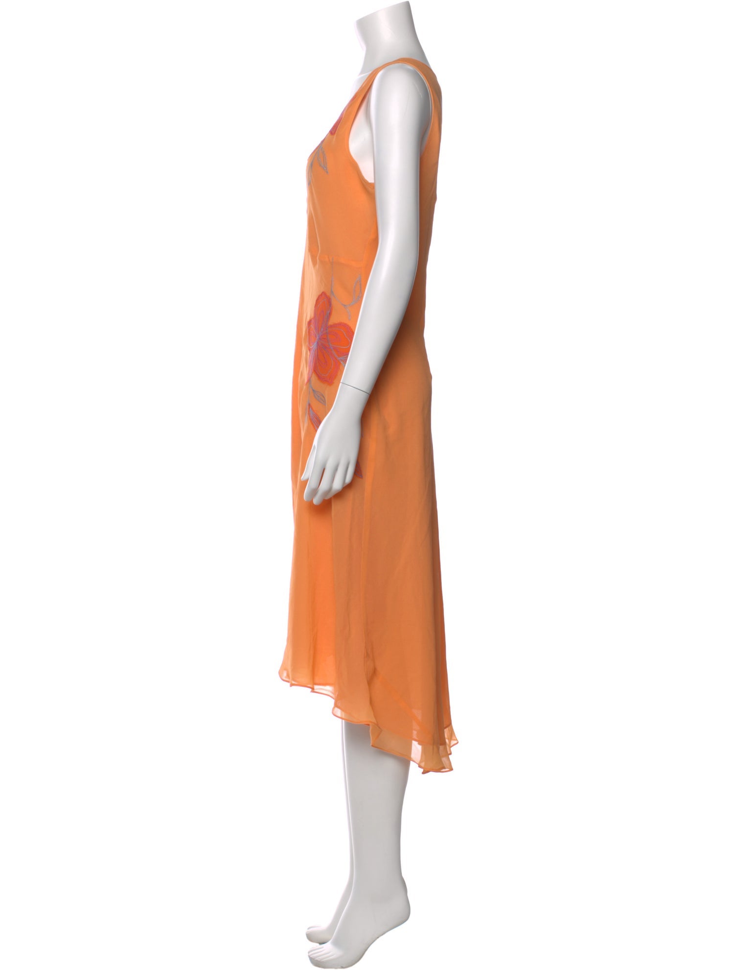 Bob Mackie Silk Long Dress