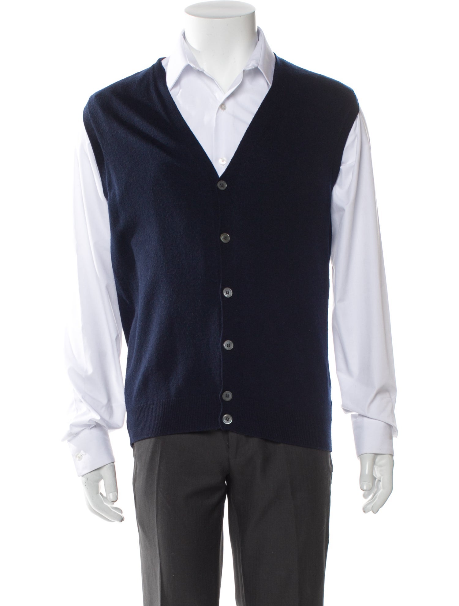 Boggi Cashmere V-Neck Sweater Vest