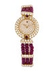 Boucheron 18K Diamond & Ruby Classic Watch
