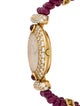 Boucheron 18K Diamond & Ruby Classic Watch