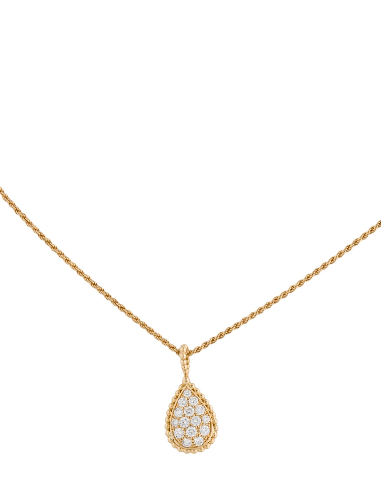 Boucheron 18K Diamond Serpent Bohème Pendant