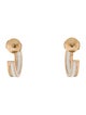 Boucheron 18K Ceramic Quatre Classique Hoop Earrings