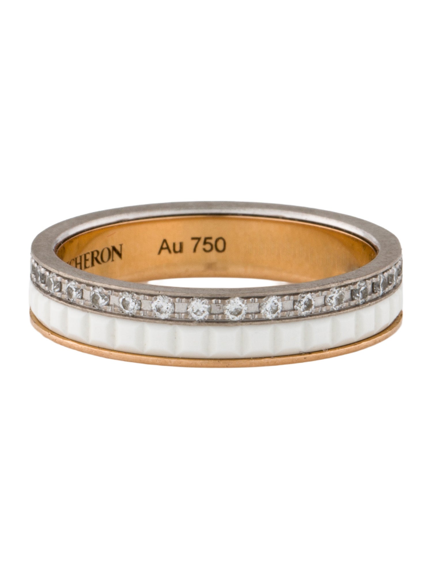 Boucheron 18K Diamond Quatre Ring