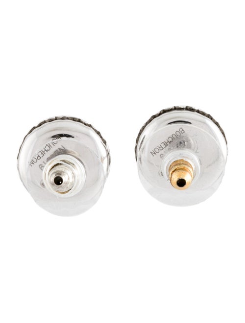 Boucheron 18K Sapphire & Ruby Tentation Macaron Stud Earrings