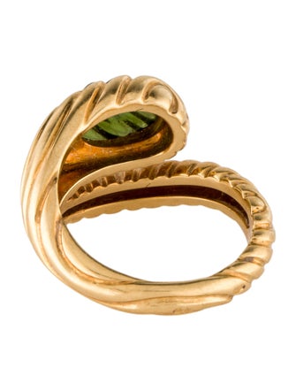 Boucheron 18K Tourmaline Bypass Ring