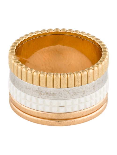 Boucheron 18K Quatre White Edition Large Ring