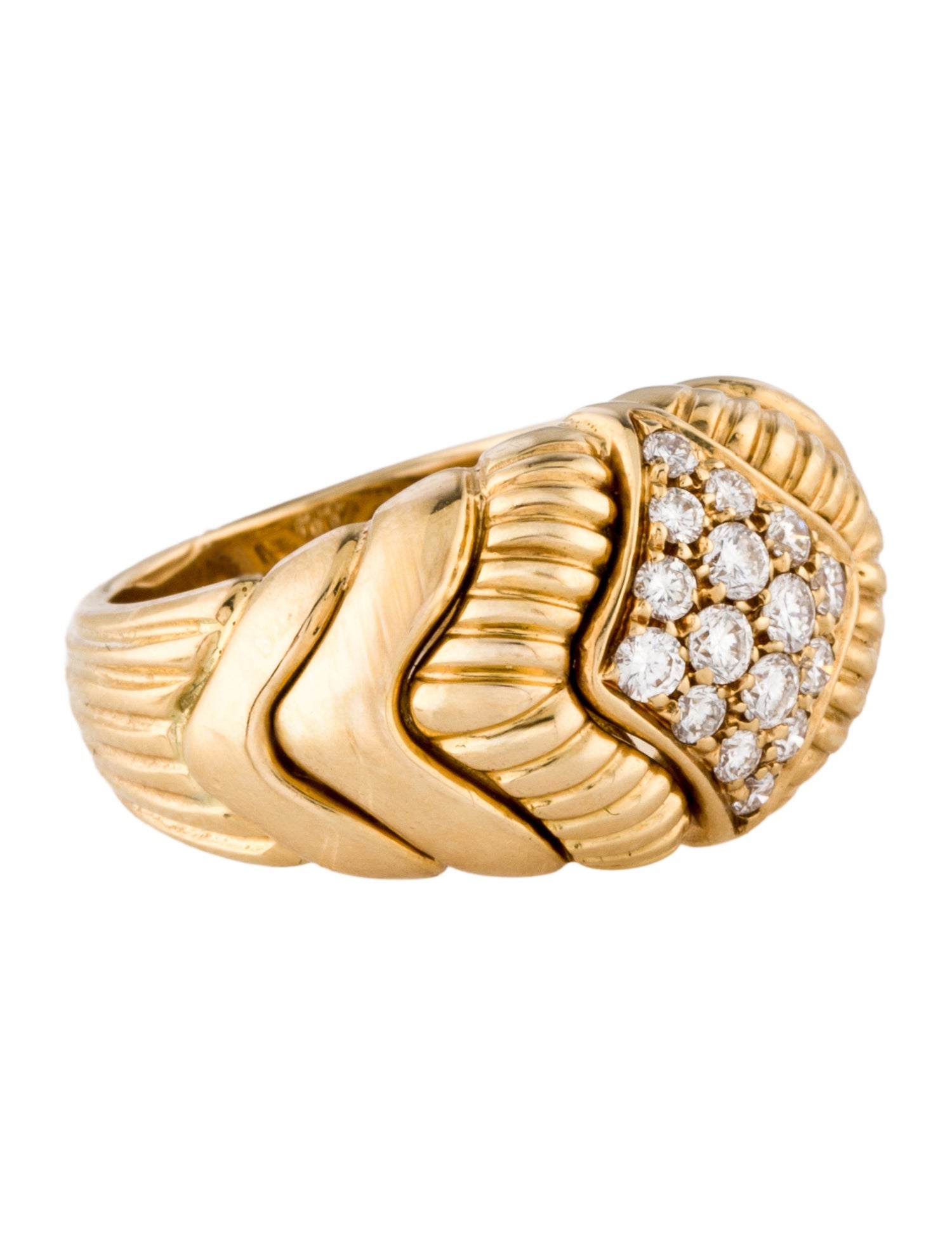 Boucheron 18K Diamond Cocktail Ring