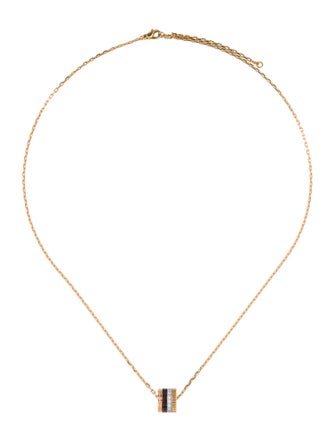 Boucheron 18K Diamond Large Model Quatre Classique Pendant Necklace