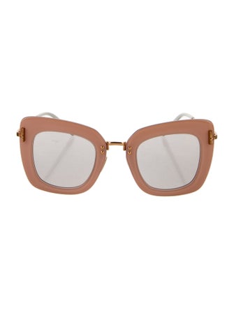 Boucheron Oversize Mirrored Sunglasses