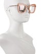 Boucheron Oversize Mirrored Sunglasses