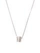 Boucheron 18K Diamond & Ceramic Quatre HyCeram Pendant Necklace
