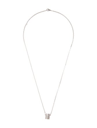 Boucheron 18K Diamond & Ceramic Quatre HyCeram Pendant Necklace