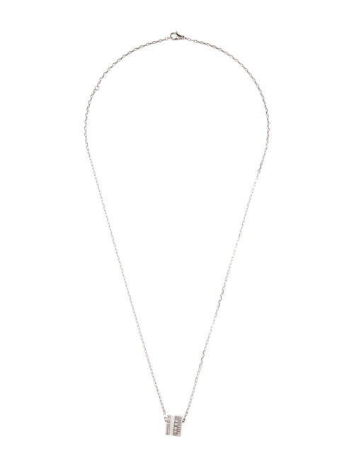 Boucheron 18K Diamond & Ceramic Quatre HyCeram Pendant Necklace