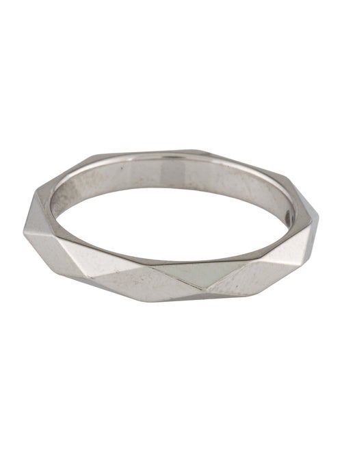 Boucheron Platinum Facette Band Ring