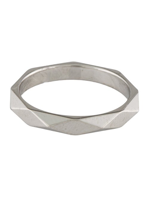 Boucheron Platinum Facette Band Ring