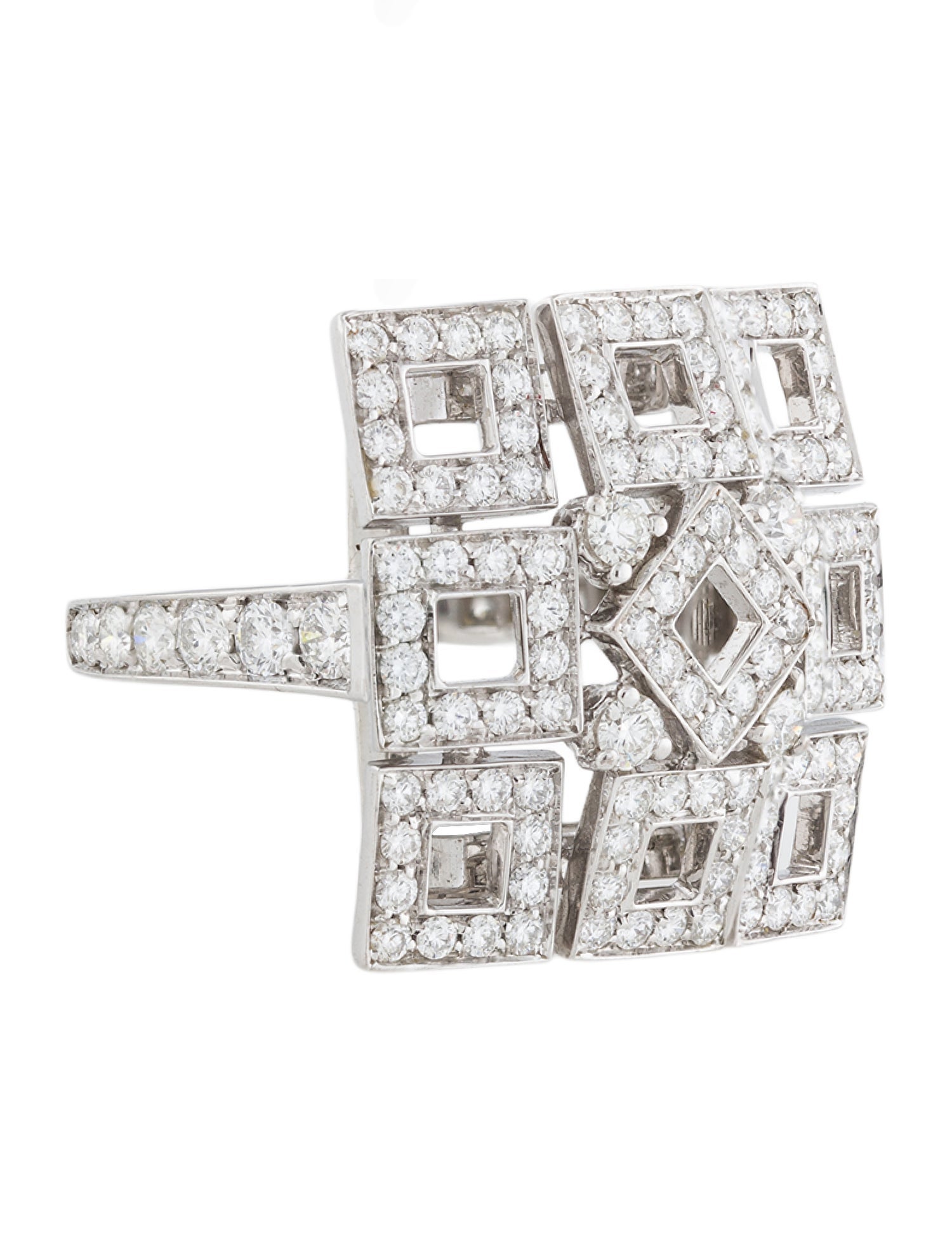 Boucheron 18K Diamond Bague Ring
