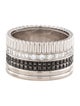 Boucheron 18K Diamond Quatre Black Edition Large Ring