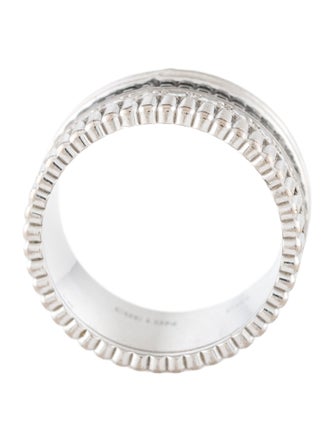 Boucheron 18K Diamond Quatre Black Edition Large Ring