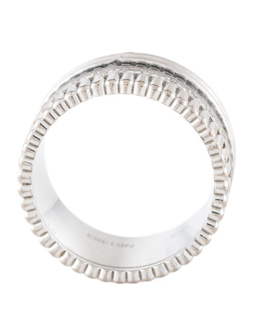 Boucheron 18K Diamond Quatre Black Edition Large Ring