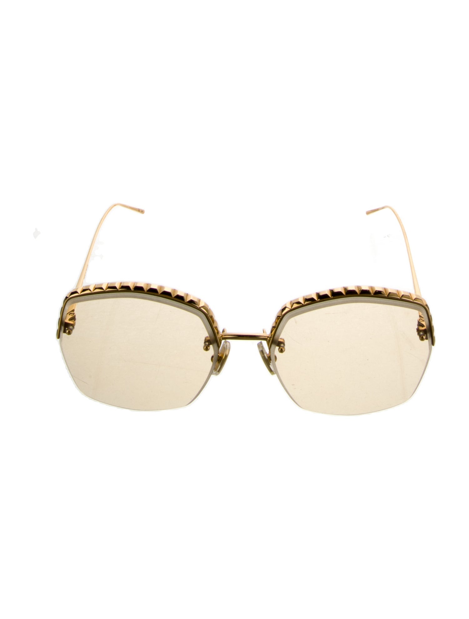 Boucheron Oversize Mirrored Sunglasses