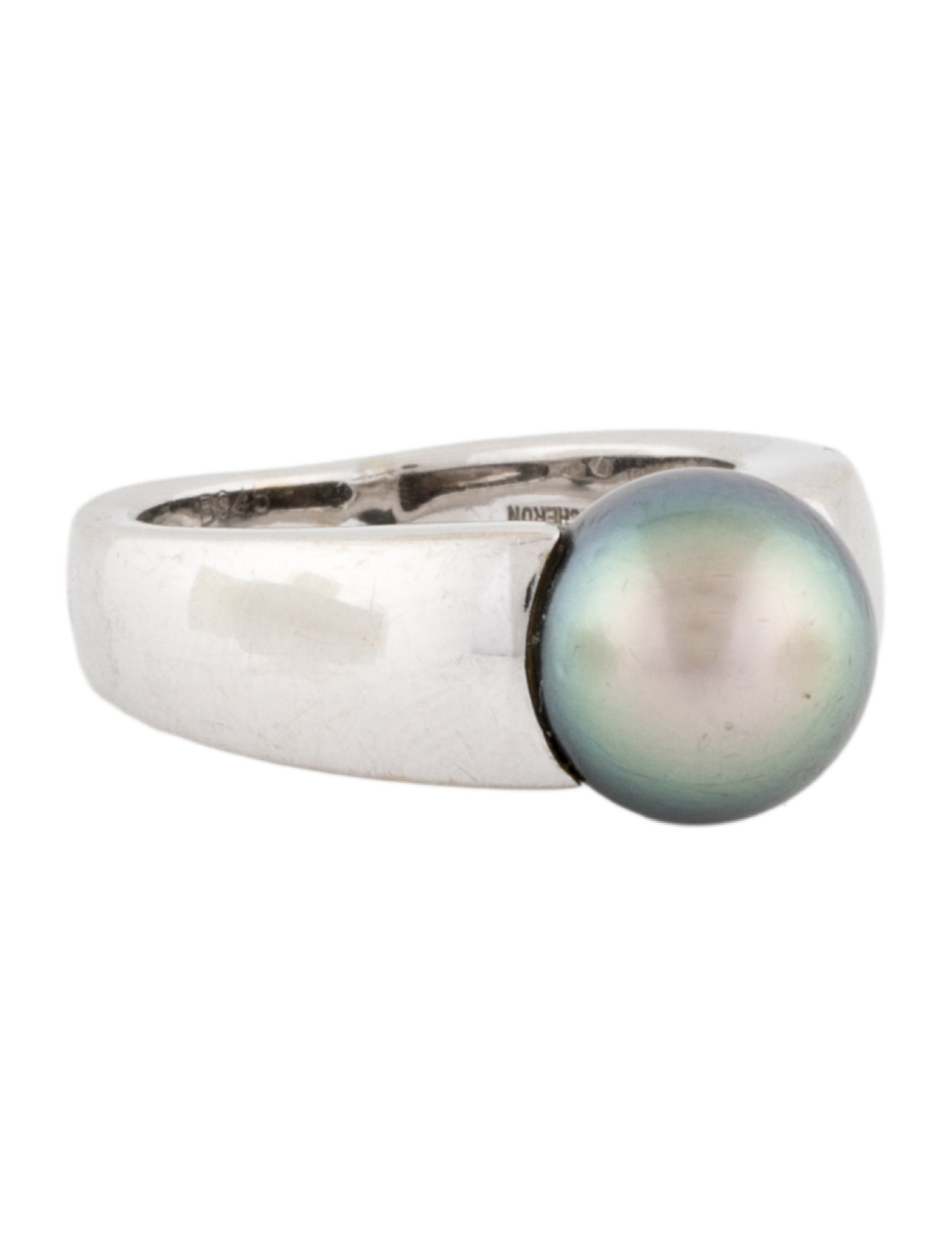 Boucheron 18K Cultured Pearl Anais Cocktail Ring