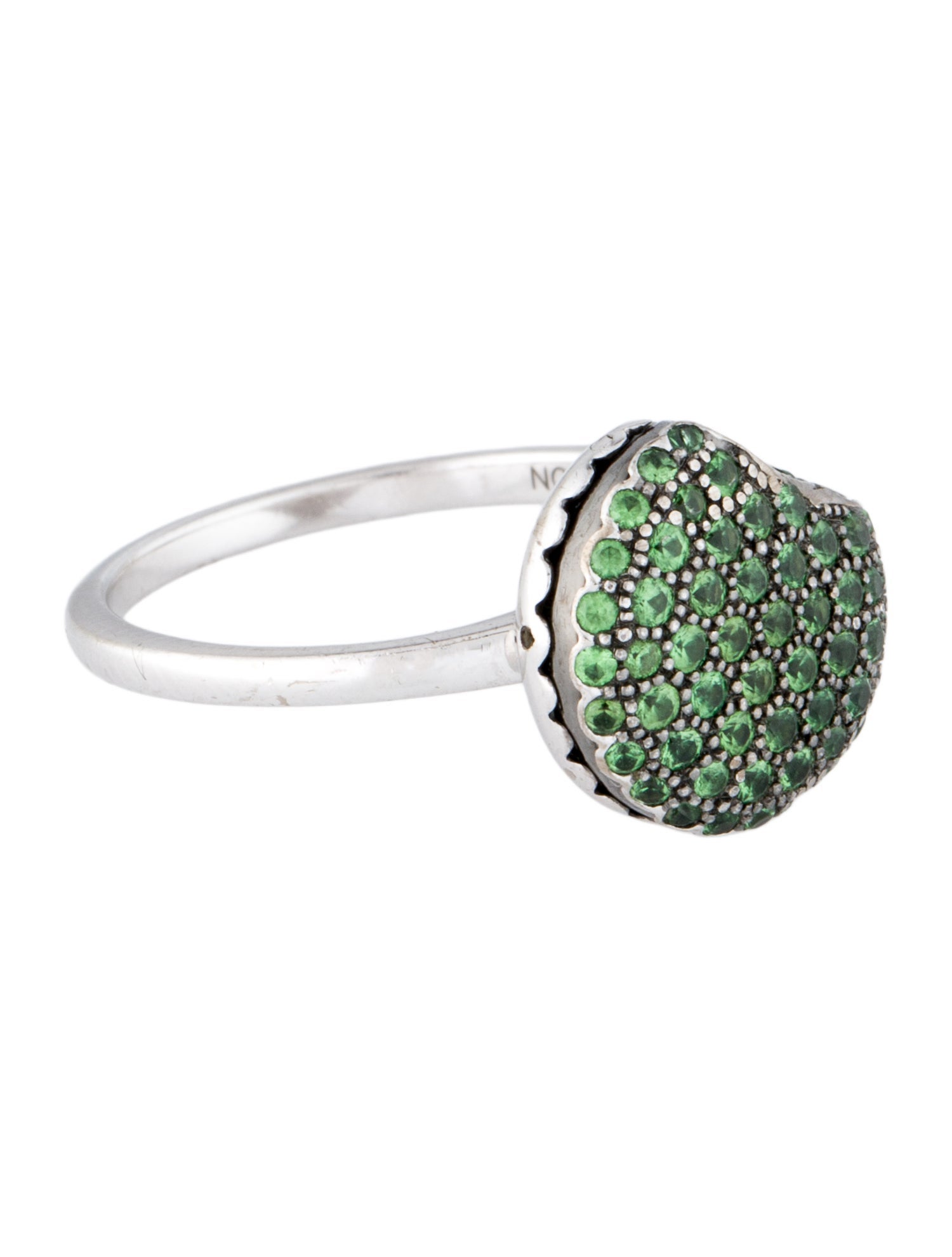 Boucheron 18K Tsavorite Small Macaron Ring