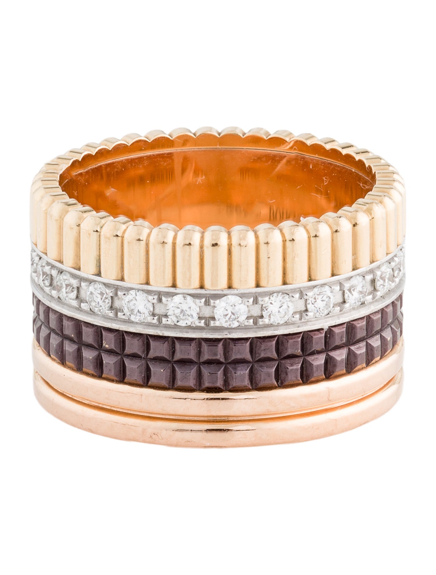 Boucheron 18K Diamond Quatre Large Band