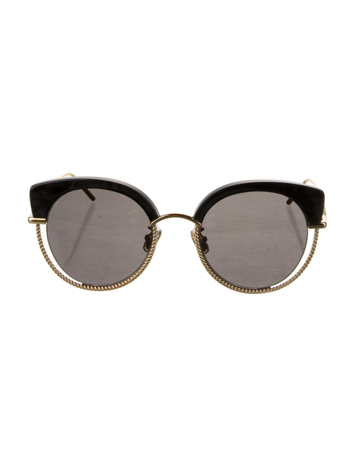 Boucheron Round Mirrored Sunglasses