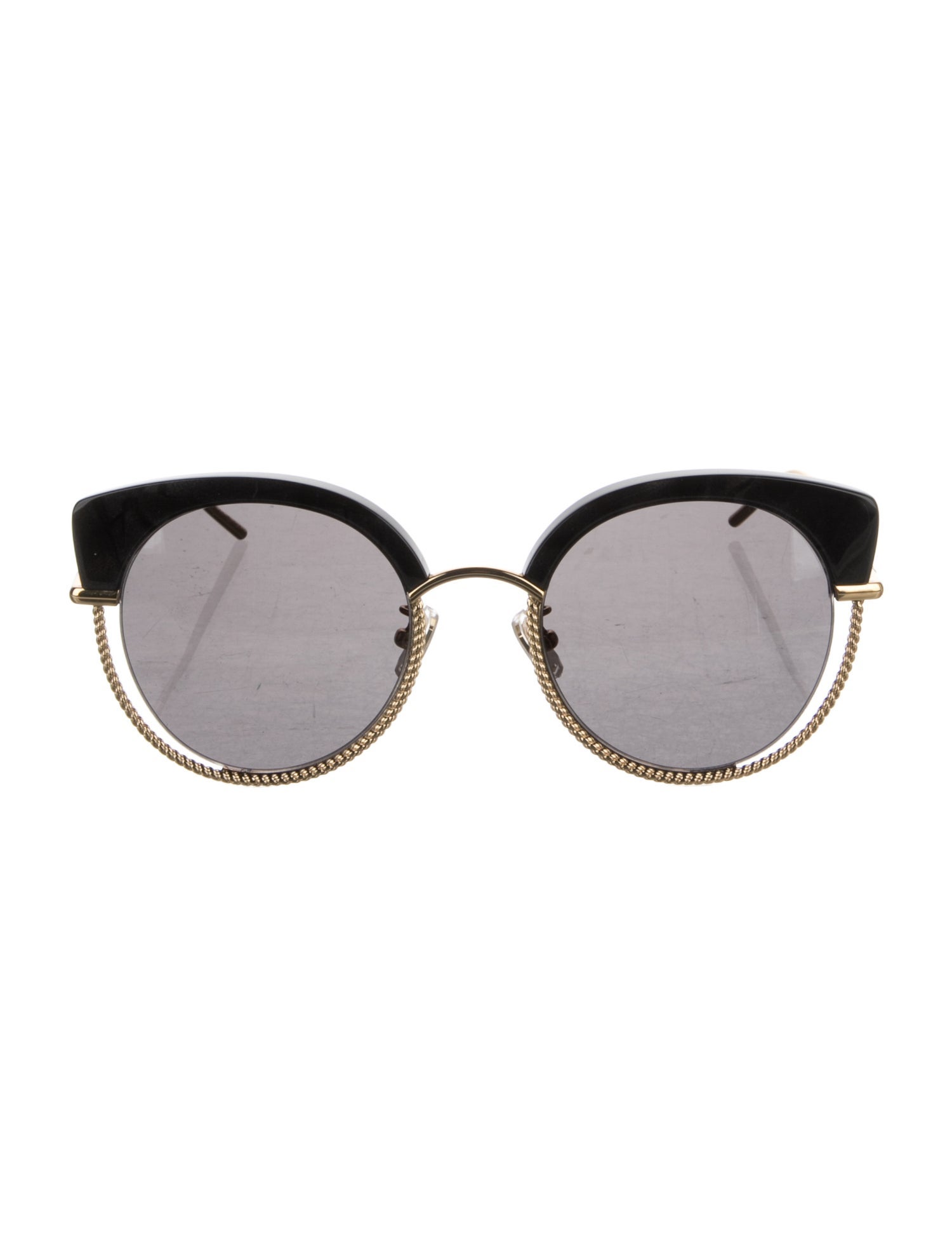Boucheron Round Mirrored Sunglasses