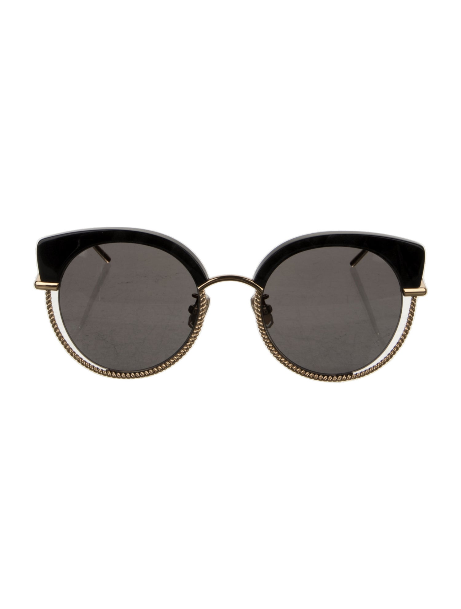 Boucheron Round Mirrored Sunglasses