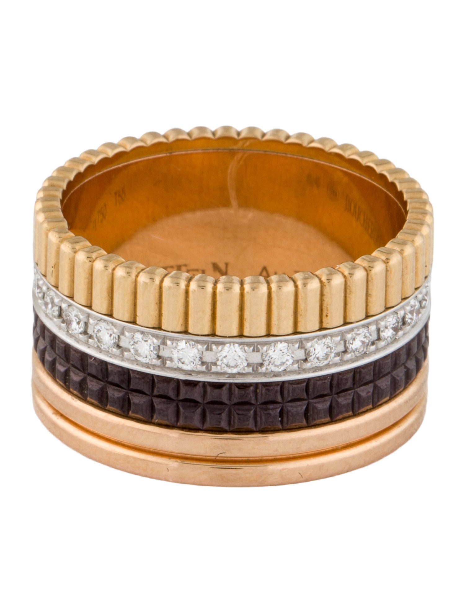 Boucheron 18K Diamond Quatre Classique Large Band