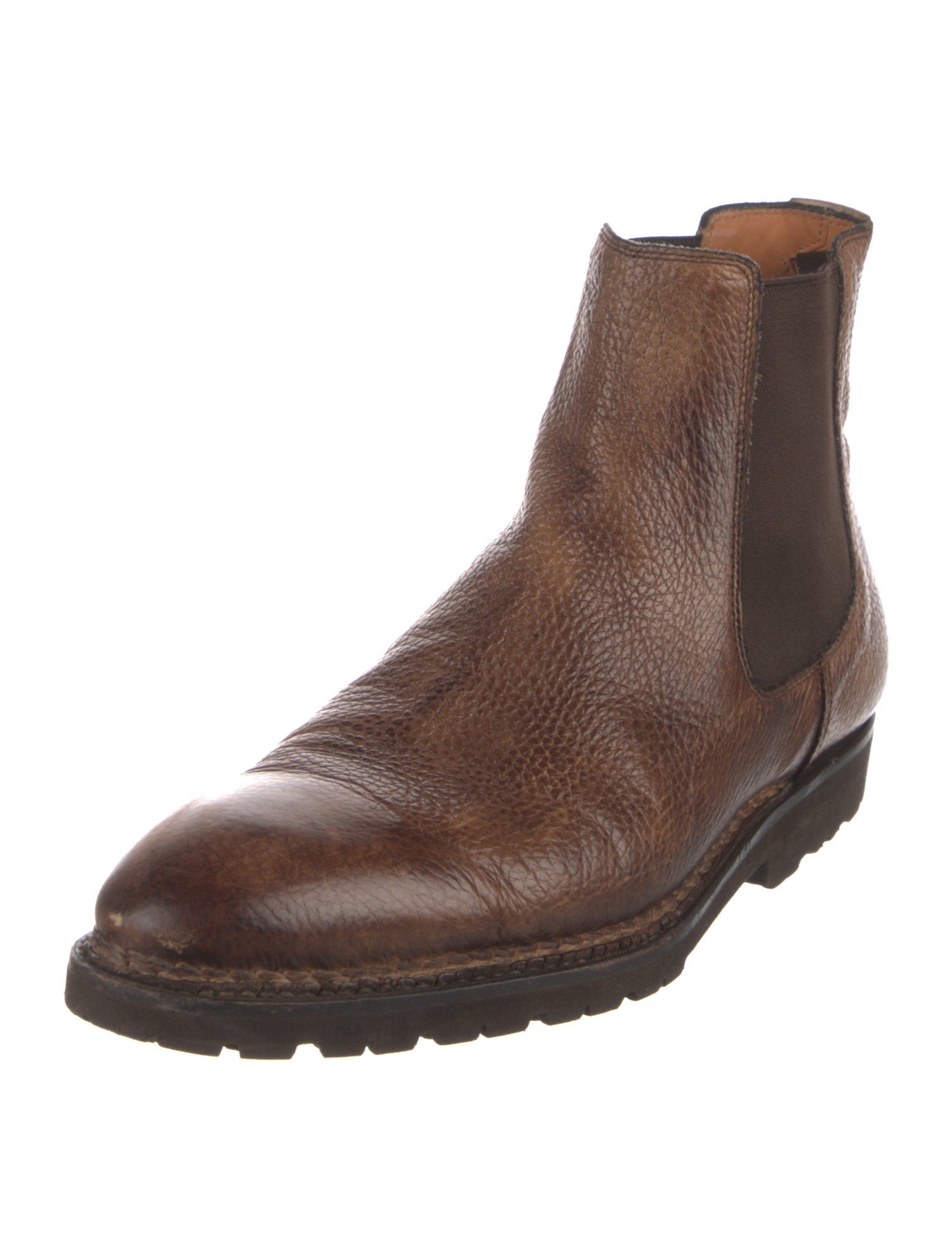 Bontoni Leather Chelsea Boots