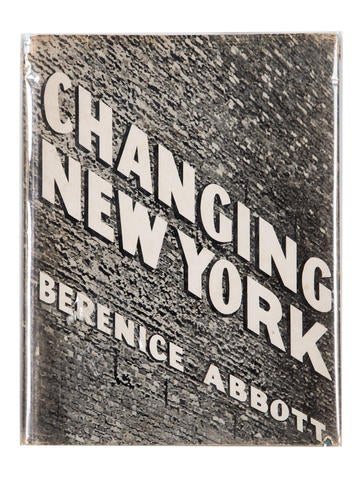 Berenice abbott changing new york book