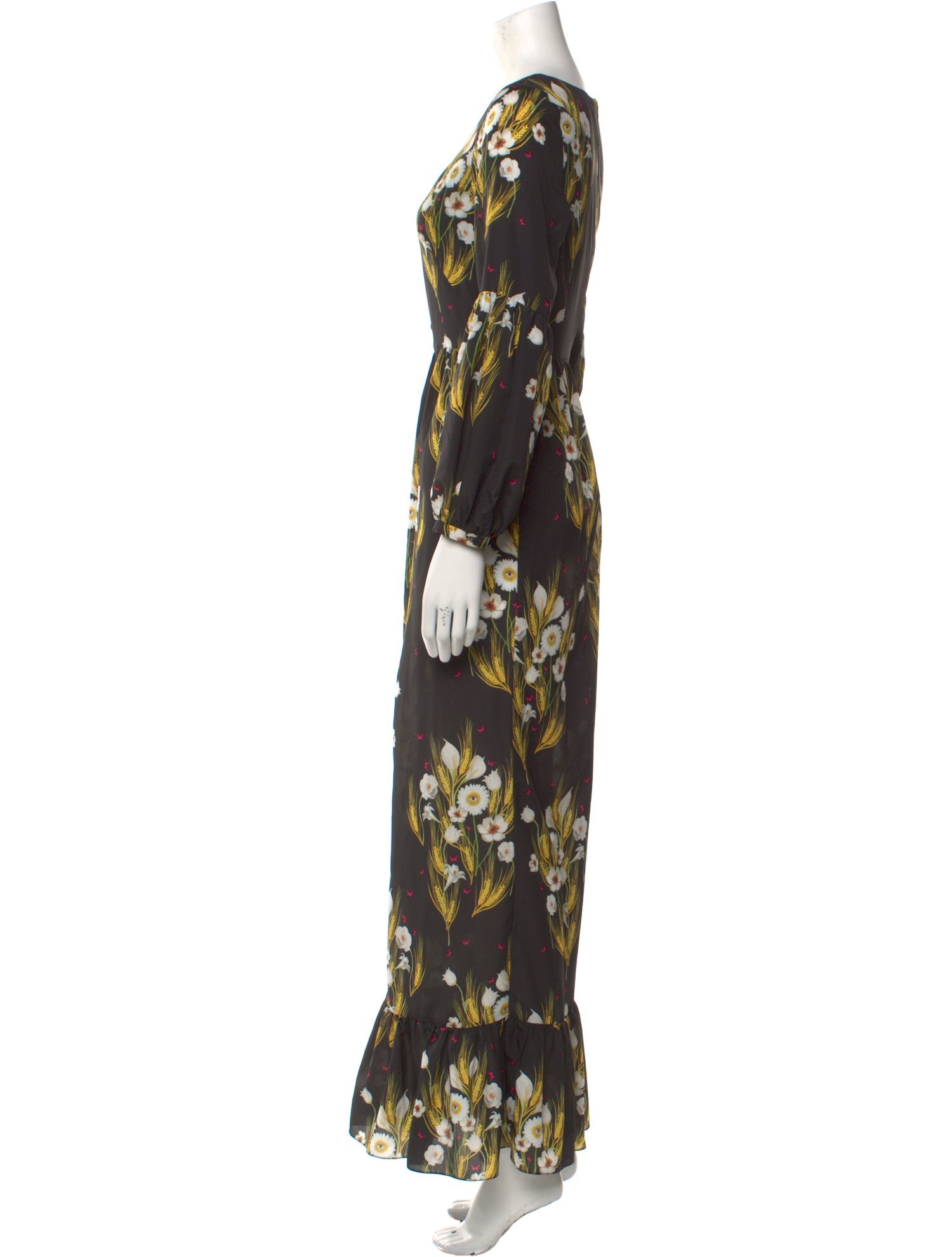 Borgo De Nor Floral Print Long Dress